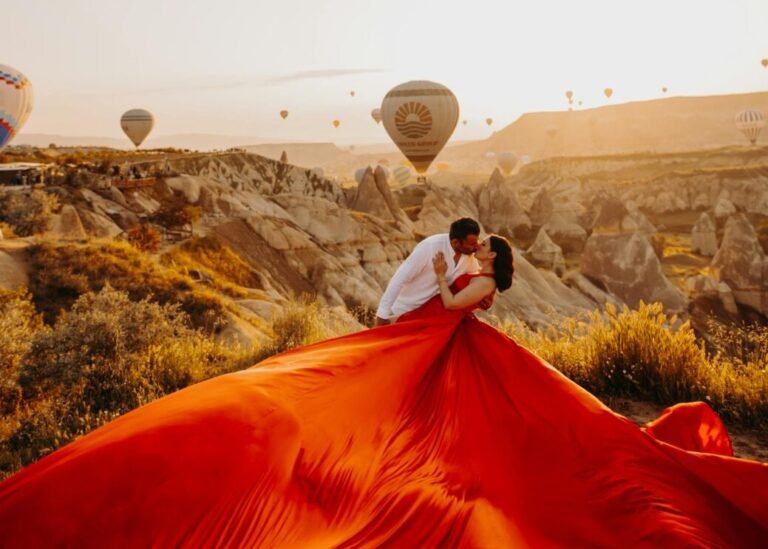 The Most Romantic Proposal Locations Around the World a scenic Cappadocia sunset