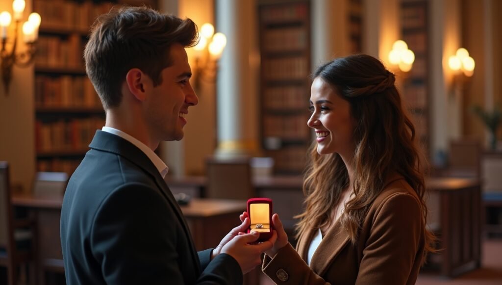 Best Indoor Proposal Ideas in NYC New York Public Library Marriage Proposal